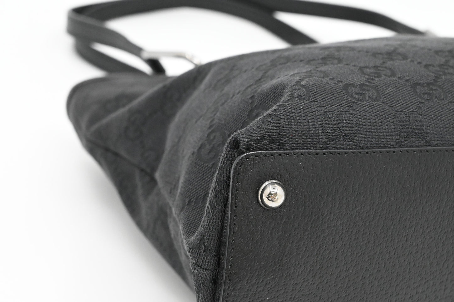 Gucci Tote in Black GG Canvas