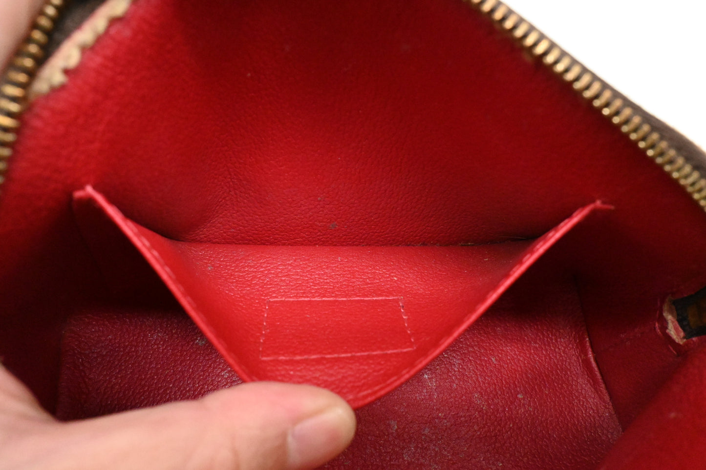 Louis Vuitton Pochette Cosmetique in Damier Ebene Canvas