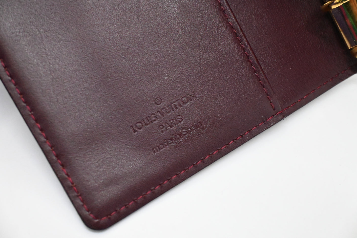 Louis Vuitton Agenda PM in Rouge Fauviste Vernis Leather