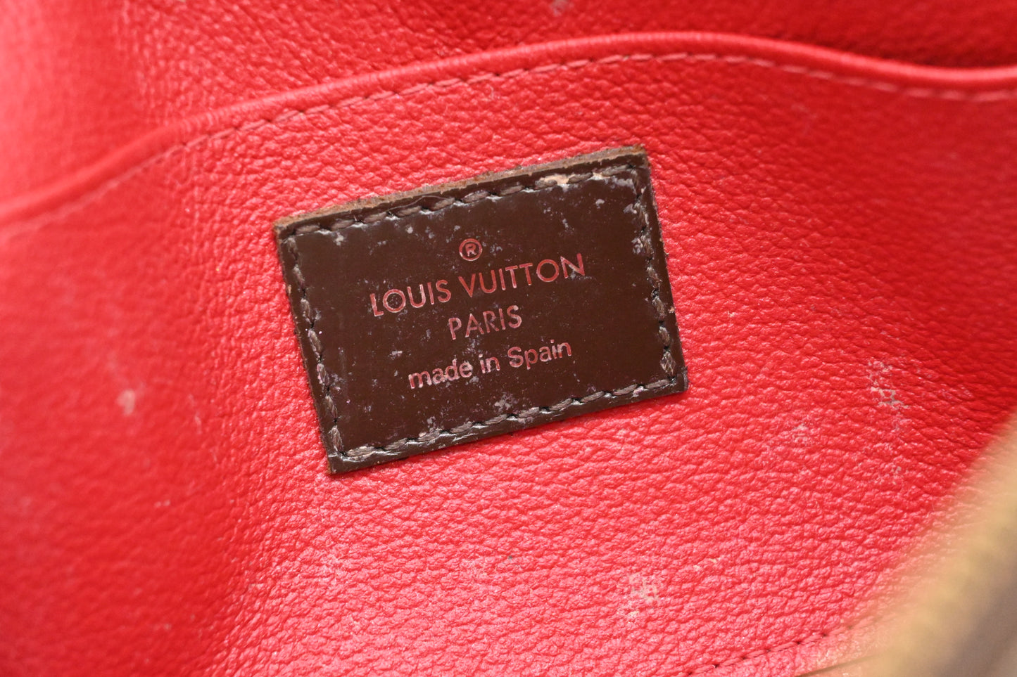 Louis Vuitton Pochette Cosmetique in Damier Ebene Canvas