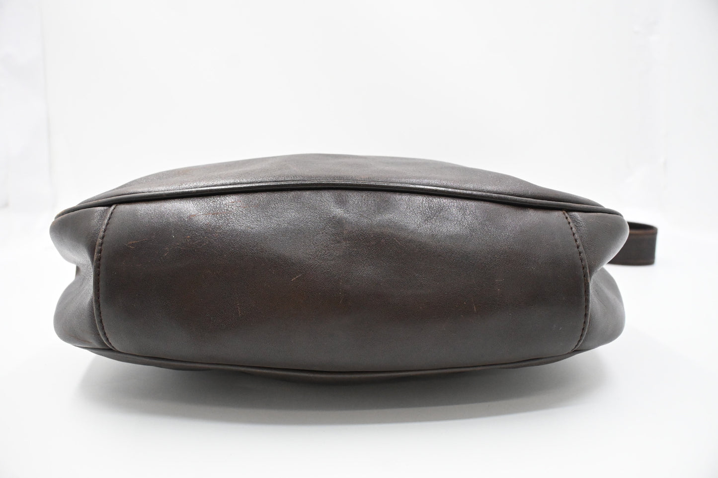 Gucci 2-Way Bamboo Tote Bag in Brown Leather