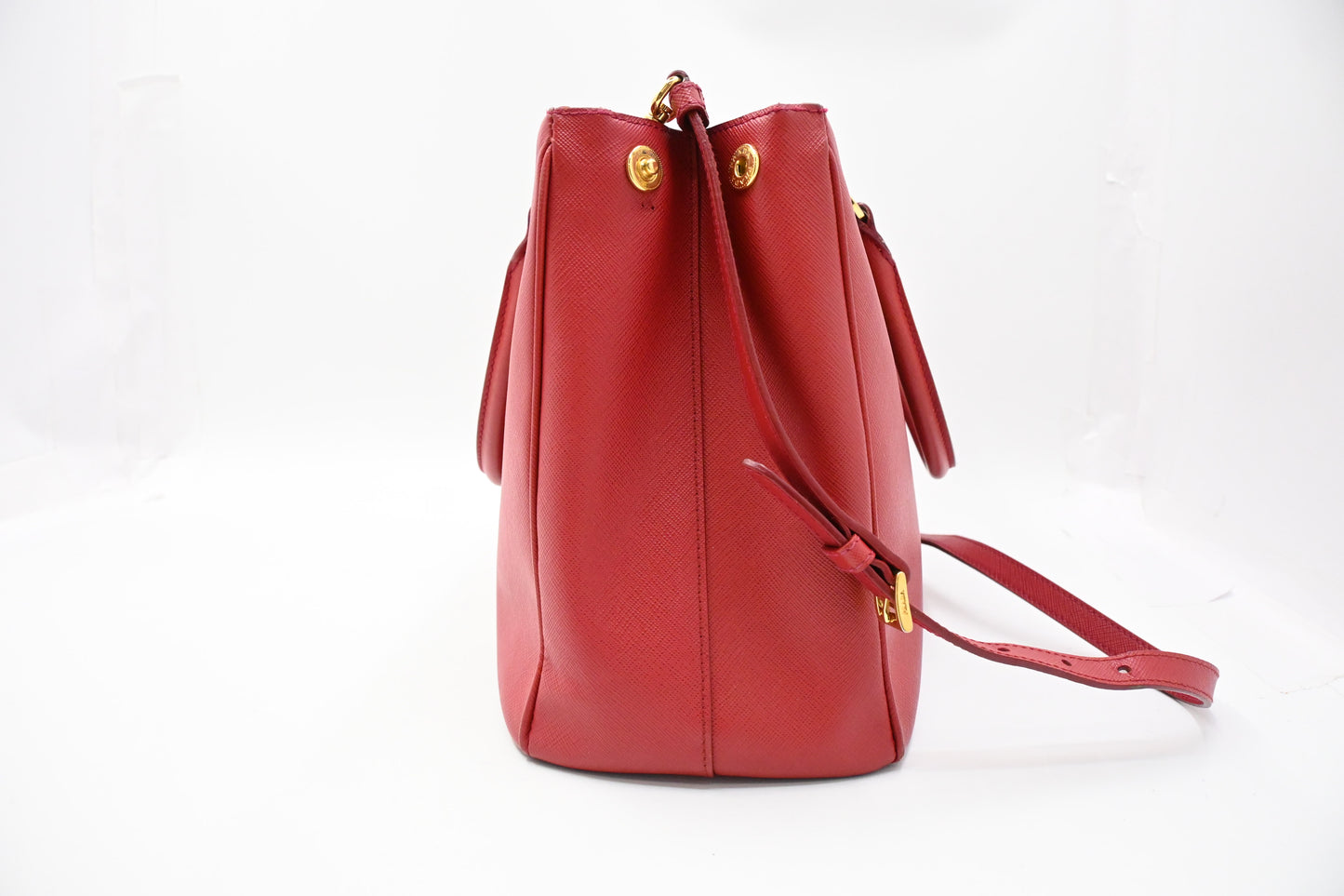 Prada Galleria in Red Saffiano Leather