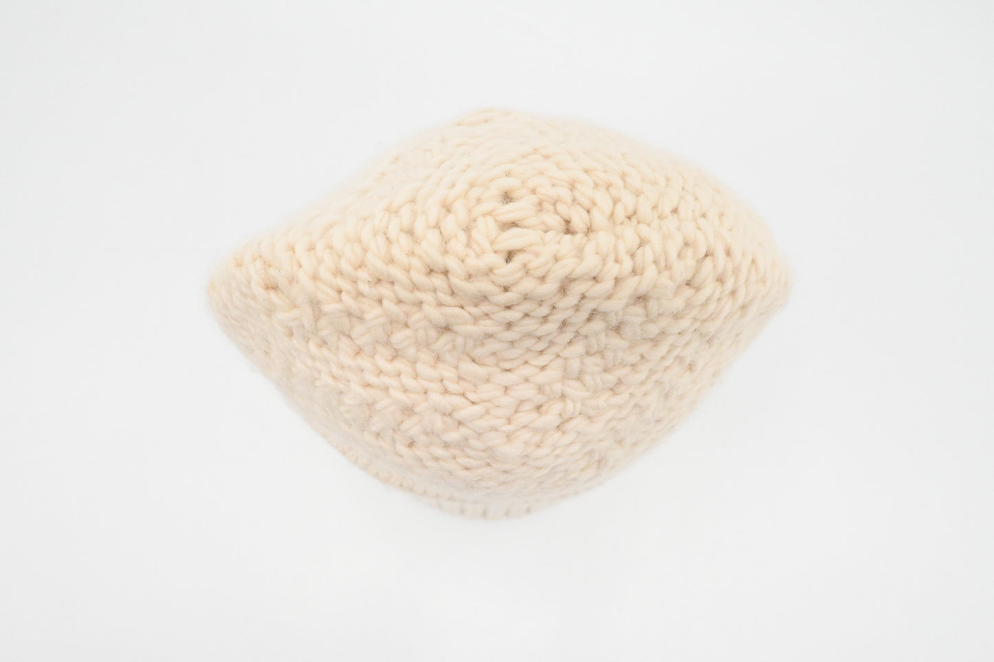 Louis Vuitton Hat in White Wool and Alpaca