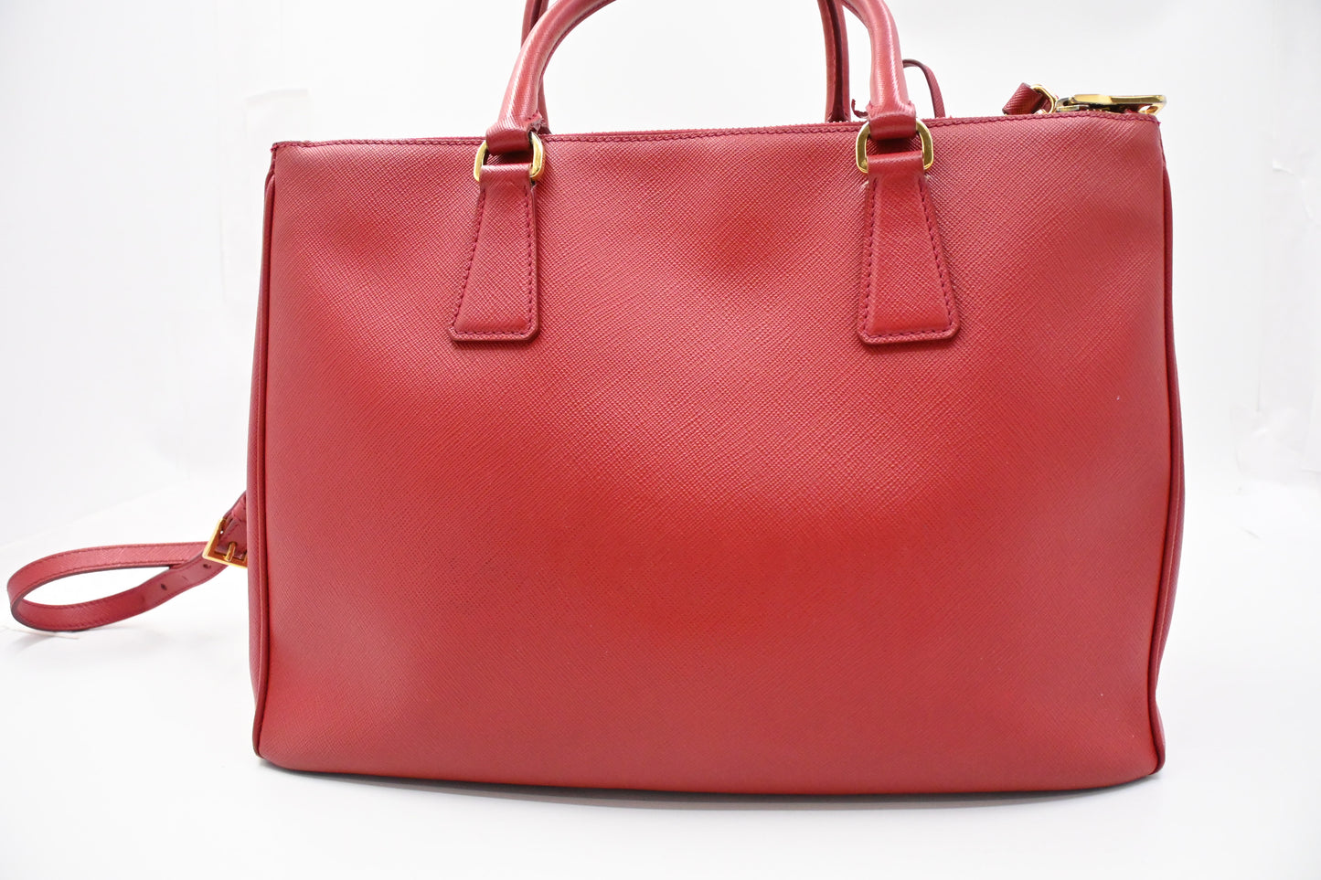 Prada Galleria in Red Saffiano Leather