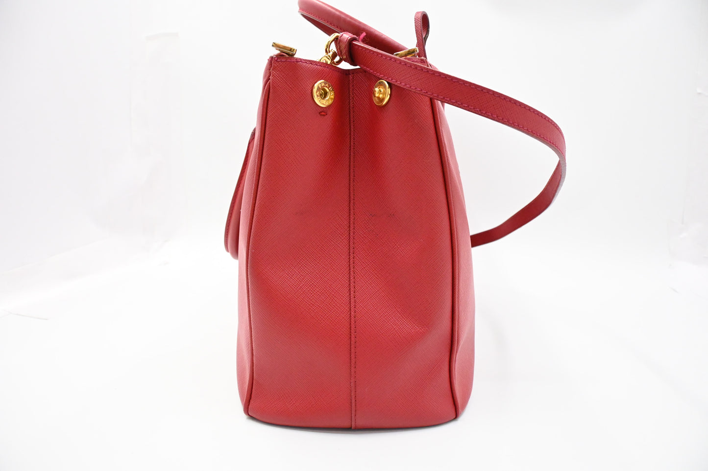 Prada Galleria in Red Saffiano Leather