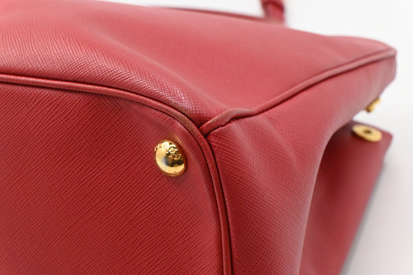 Prada Galleria in Red Saffiano Leather