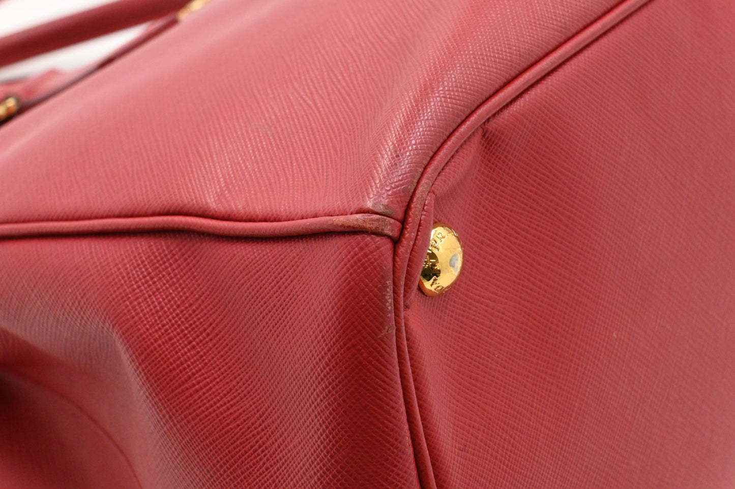 Prada Galleria in Red Saffiano Leather