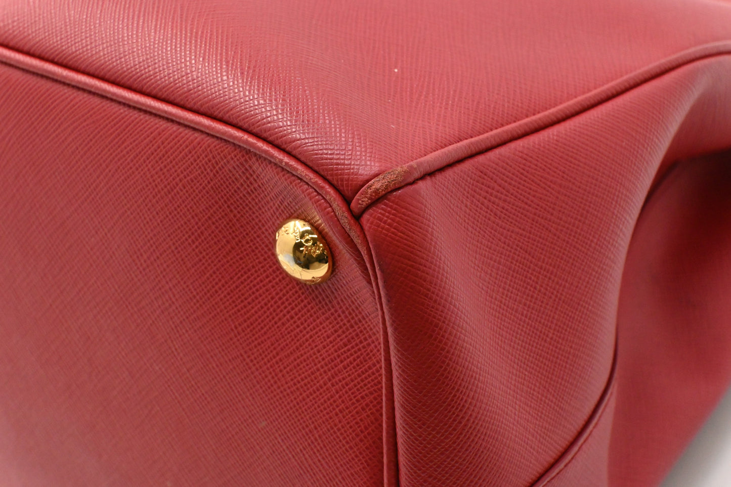 Prada Galleria in Red Saffiano Leather