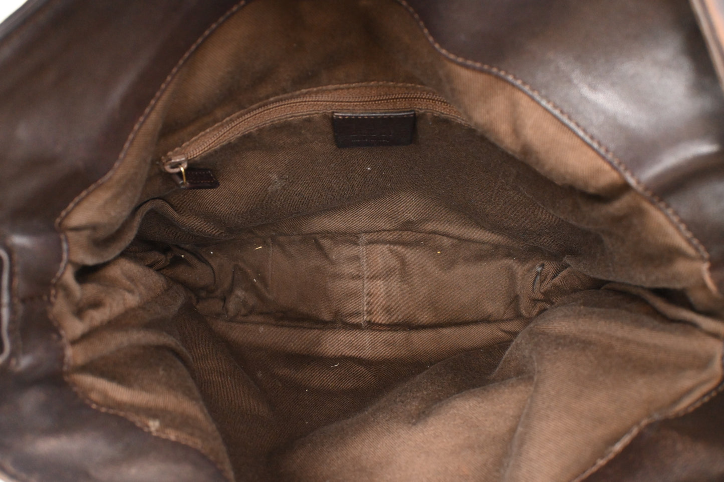Gucci 2-Way Bamboo Tote Bag in Brown Leather