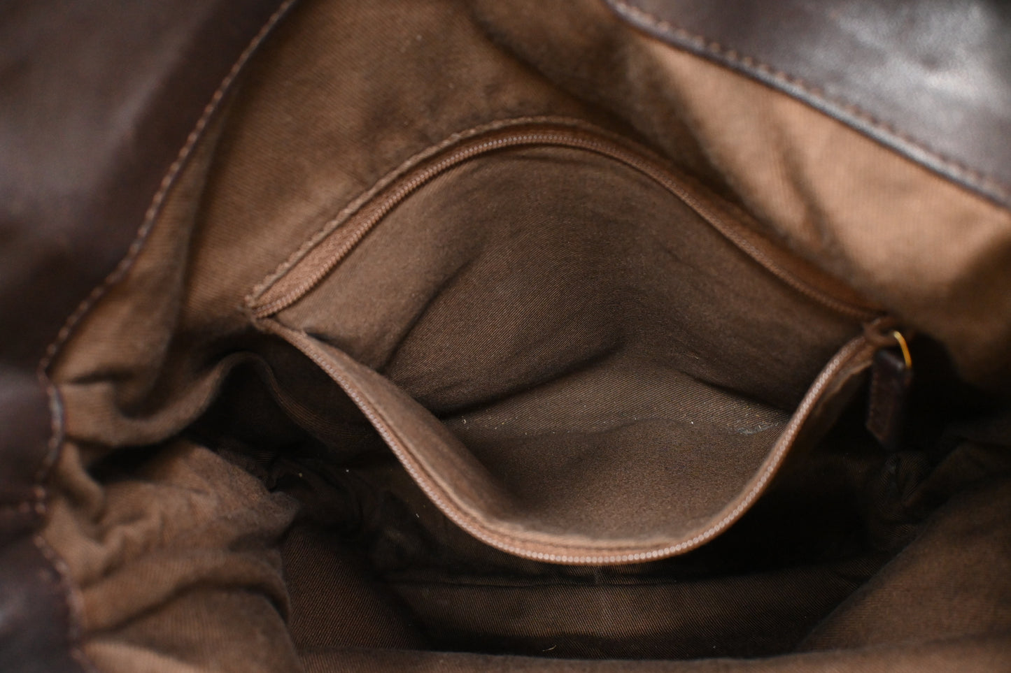 Gucci 2-Way Bamboo Tote Bag in Brown Leather