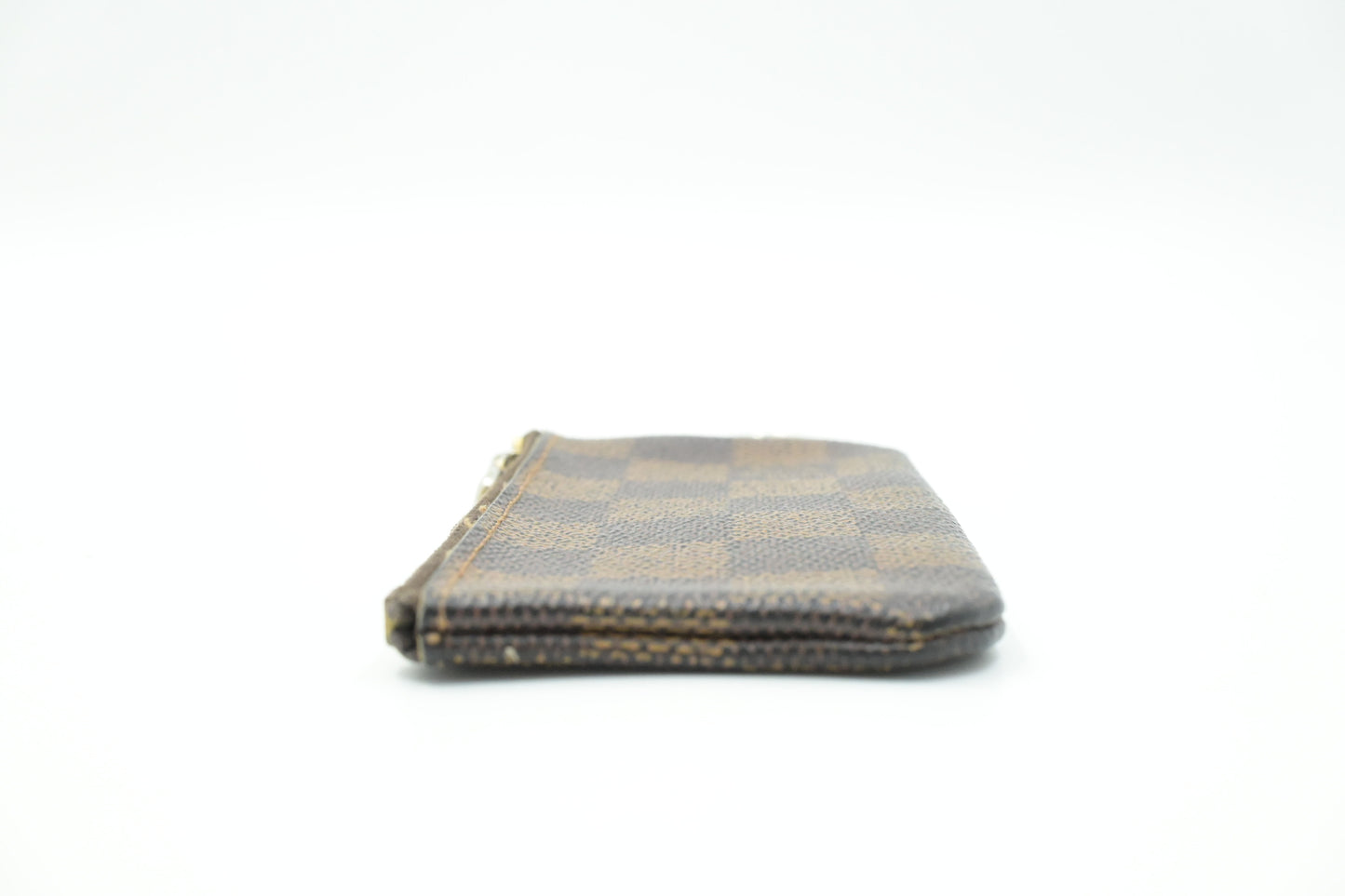 Louis Vuitton Pochette Cles in Damier Ebene Canvas