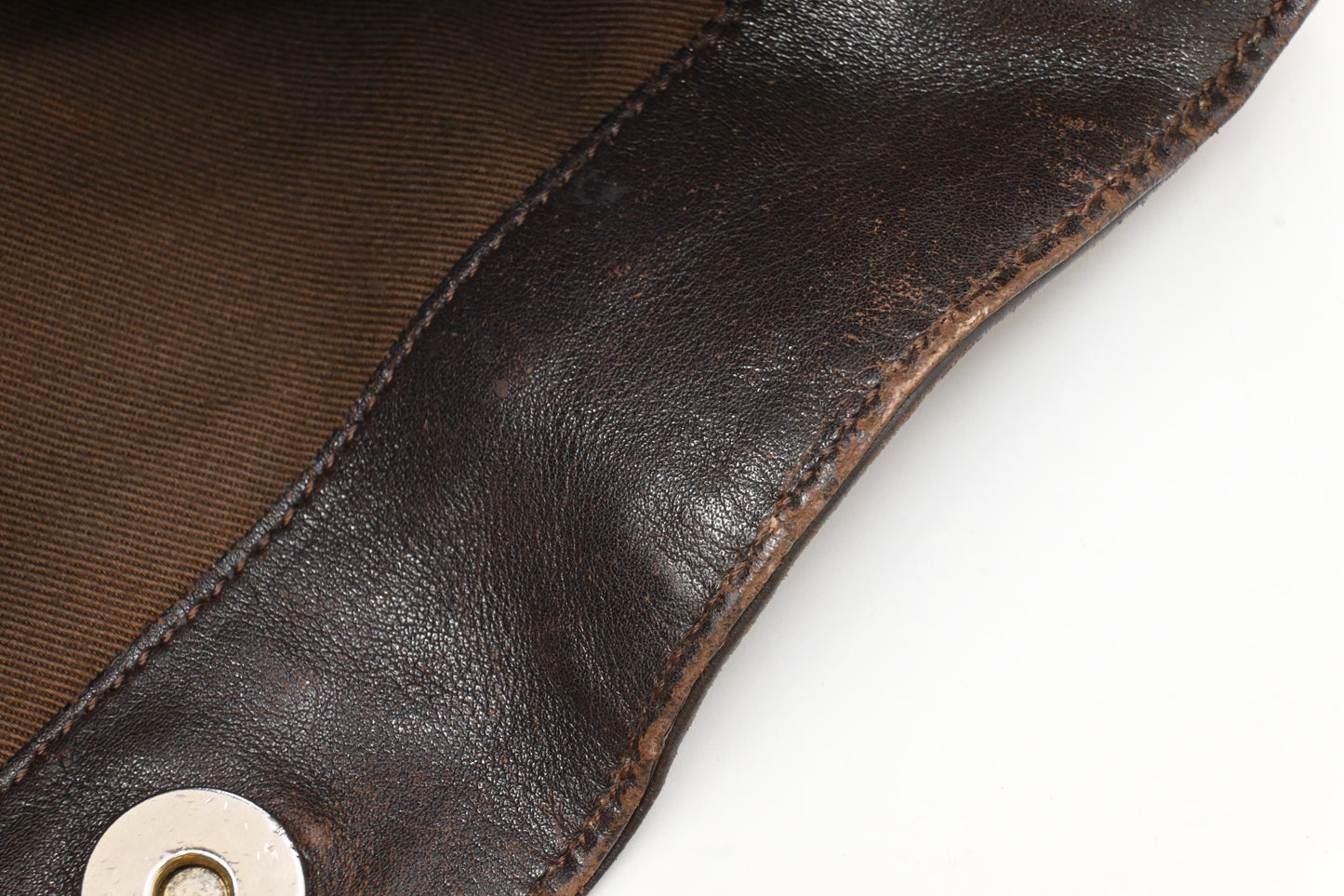 Gucci 2-Way Bamboo Tote Bag in Brown Leather