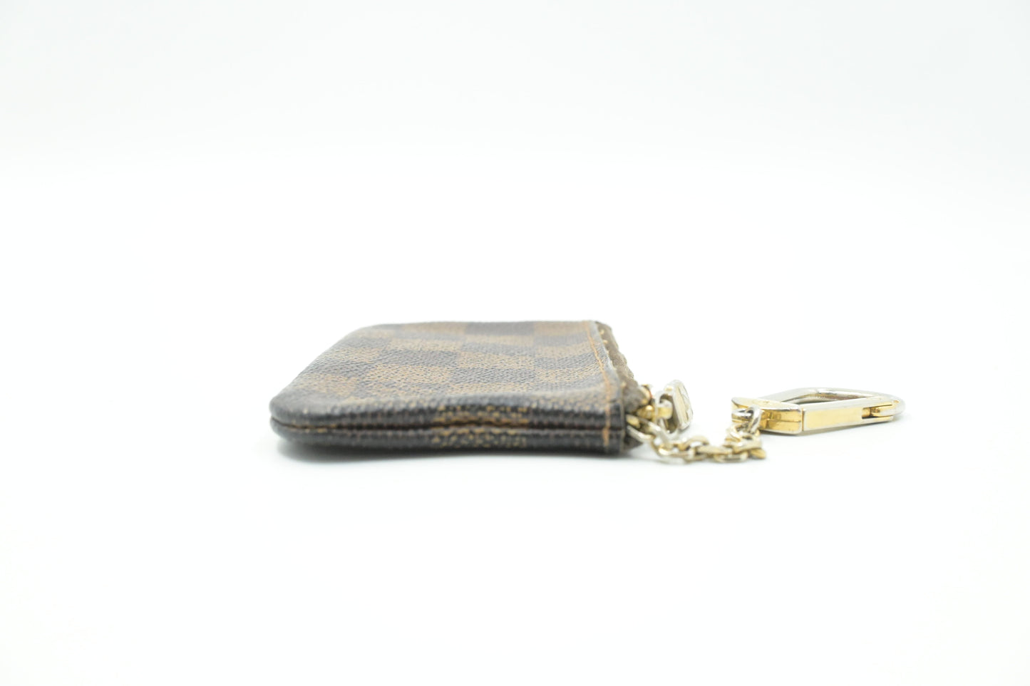 Louis Vuitton Pochette Cles in Damier Ebene Canvas