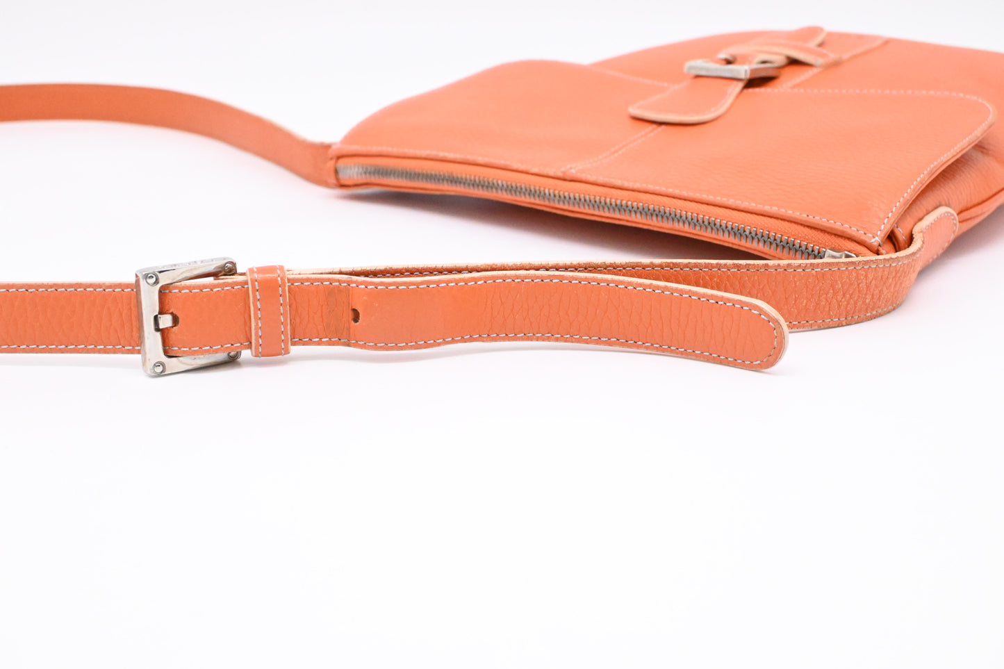 Loewe Crossbody in Orange Leather