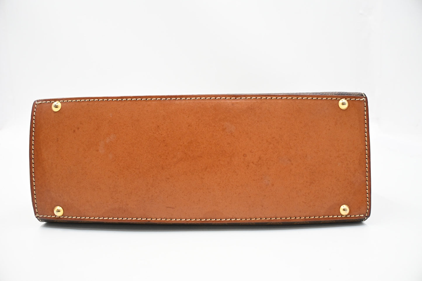 Celine 2way Bag in Brown Macadam Canvas