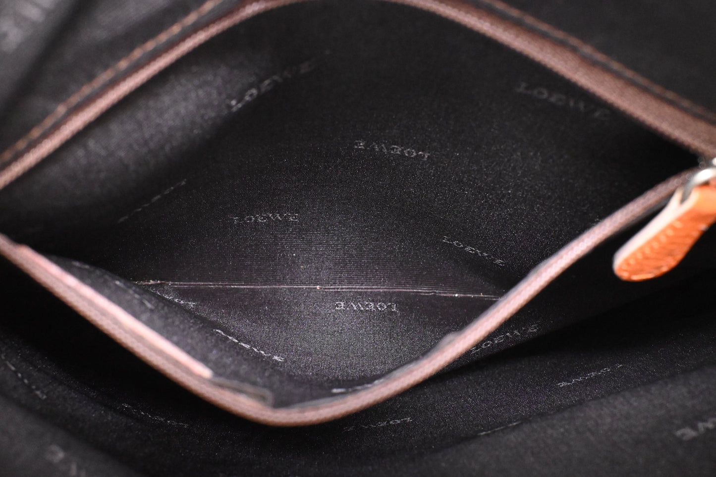 Loewe Crossbody in Orange Leather