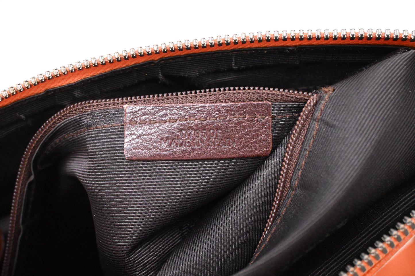 Loewe Crossbody in Orange Leather