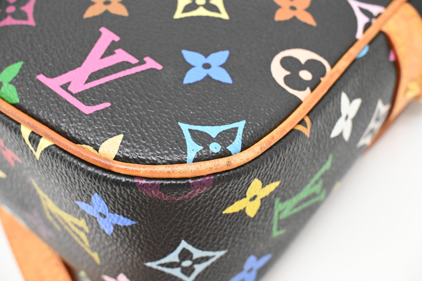 Louis Vuitton Sologne in Black Multicolor Monogram Canvas