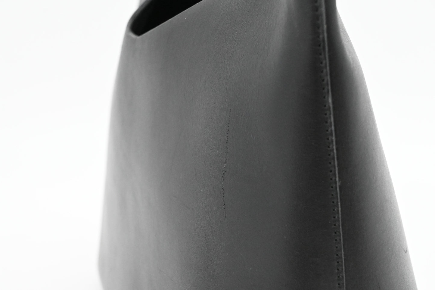 Gucci Bamboo Shoulder Bag in Black Leather