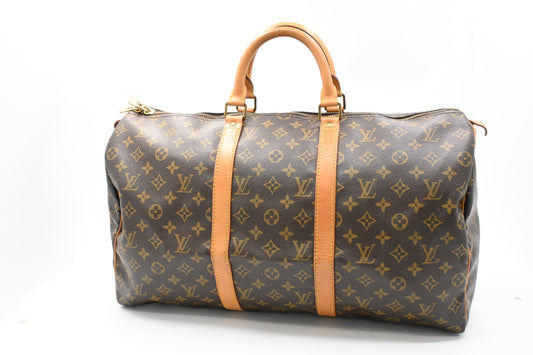 Louis Vuitton Keepall 50 in Monogram Canvas
