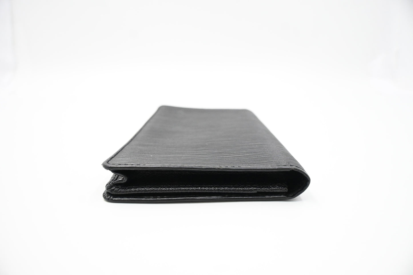 Louis Vuitton Long Bifold Wallet in Black Epi Leather