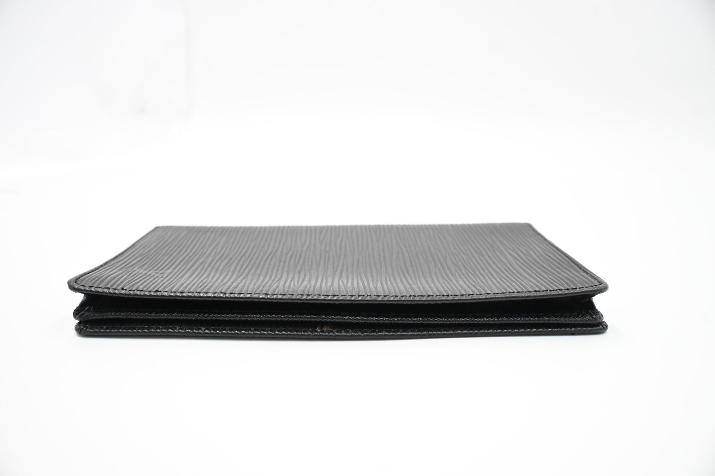 Louis Vuitton Long Bifold Wallet in Black Epi Leather