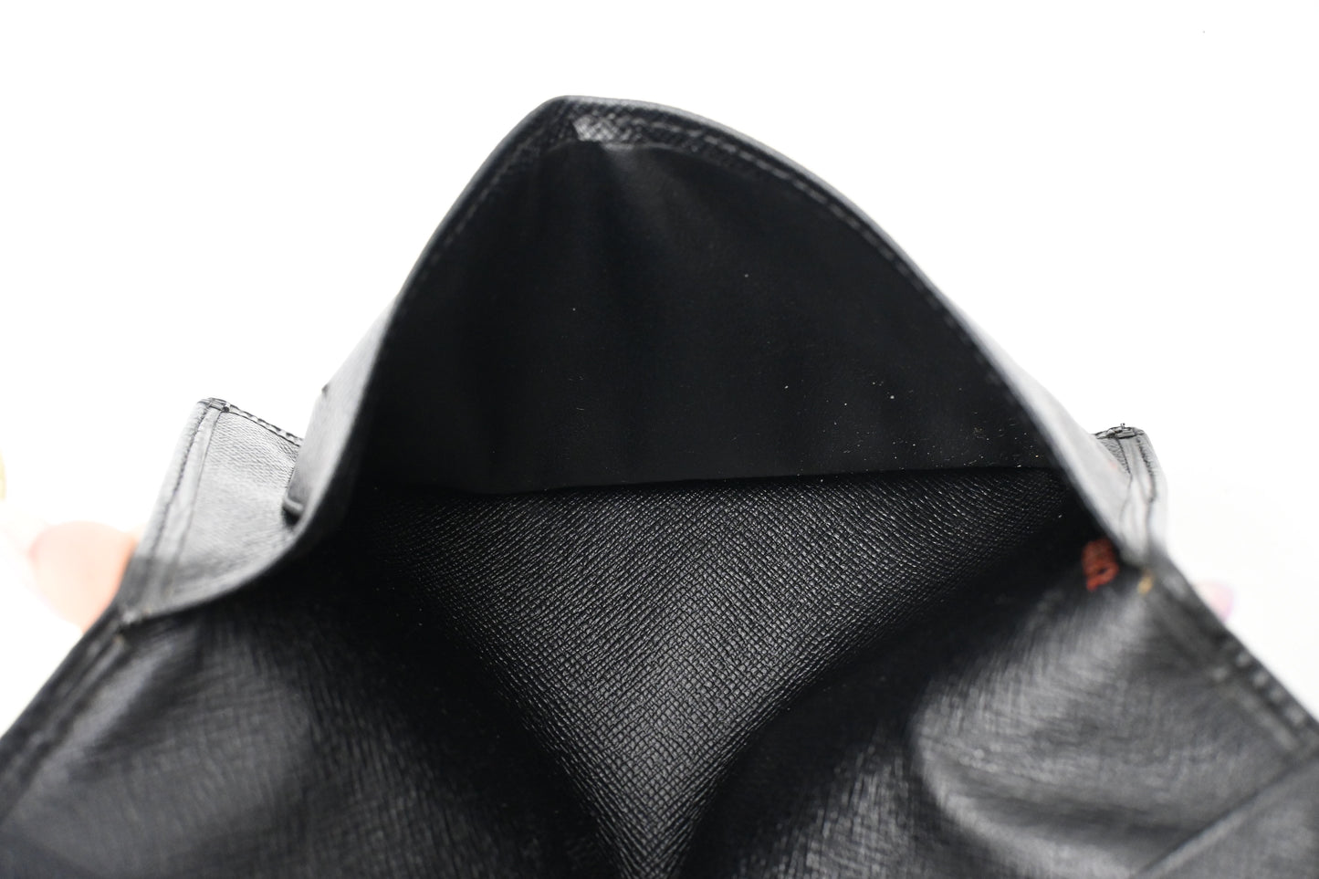 Louis Vuitton Long Bifold Wallet in Black Epi Leather