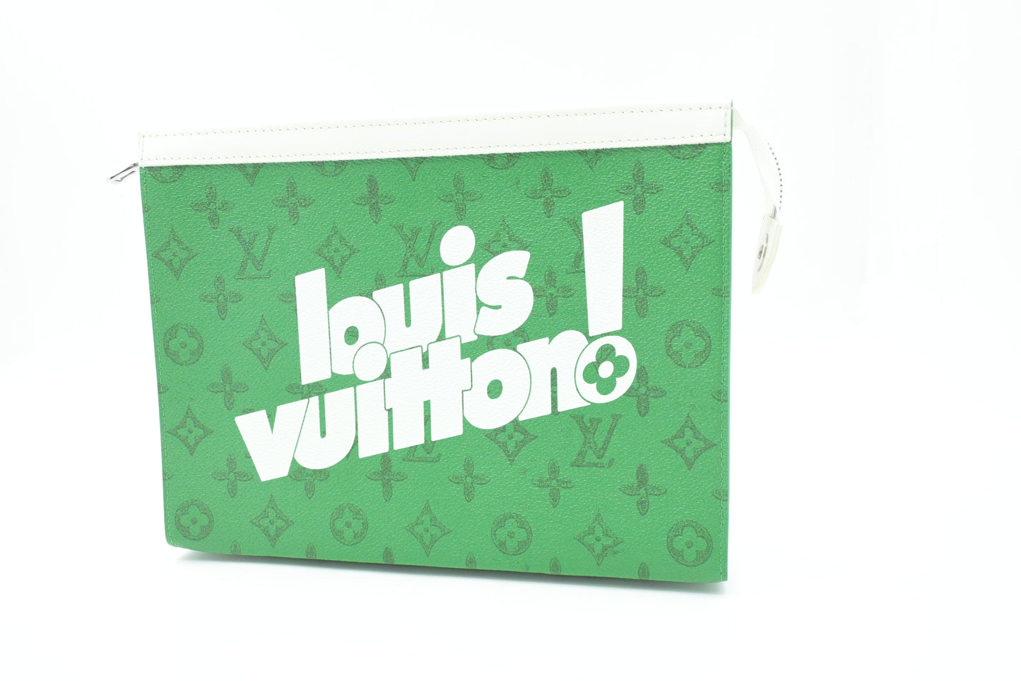 Louis Vuitton Pochette Voyage MM in Green Monogram Canvas