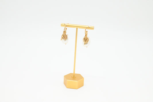 Louis Vuitton Pearl Charm Earrings