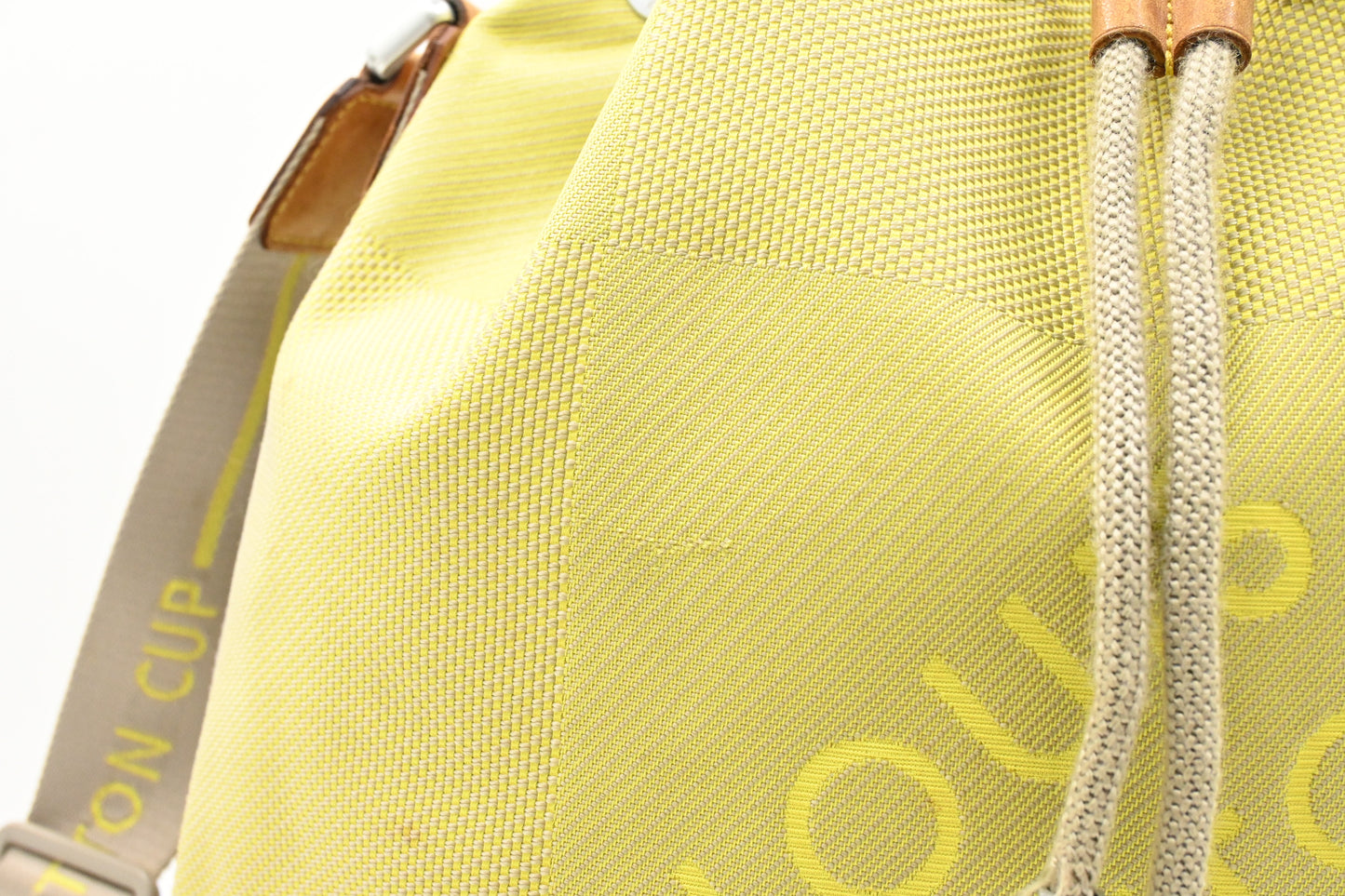 Louis Vuitton America's Cup Volunteer Shoulder Bag in Green Damier Geant Canvas