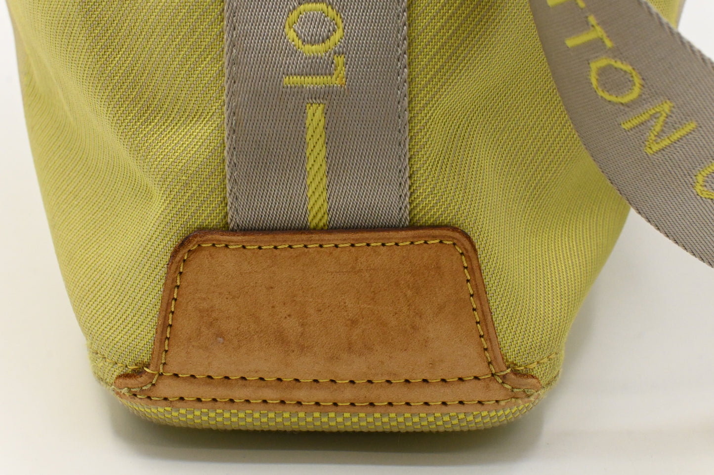 Louis Vuitton America's Cup Volunteer Shoulder Bag in Green Damier Geant Canvas