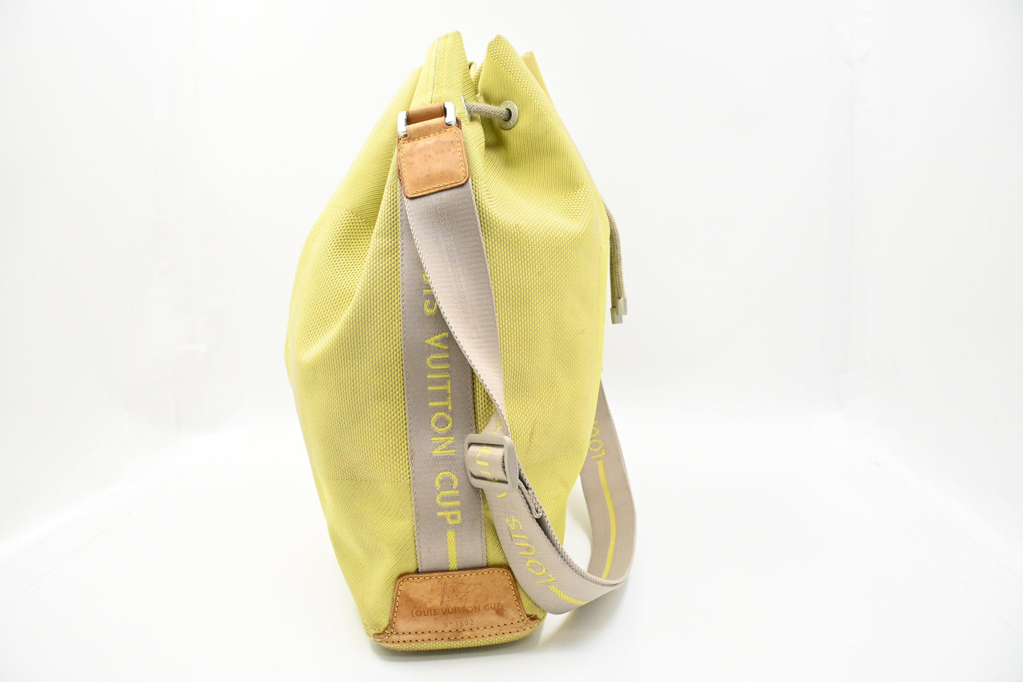 Louis Vuitton America's Cup Volunteer Shoulder Bag in Green Damier Geant Canvas