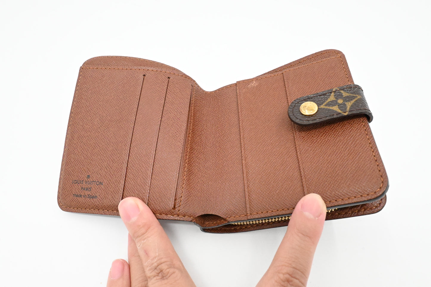 Louis Vuitton Compact Zippy Wallet in Monogram Canvas