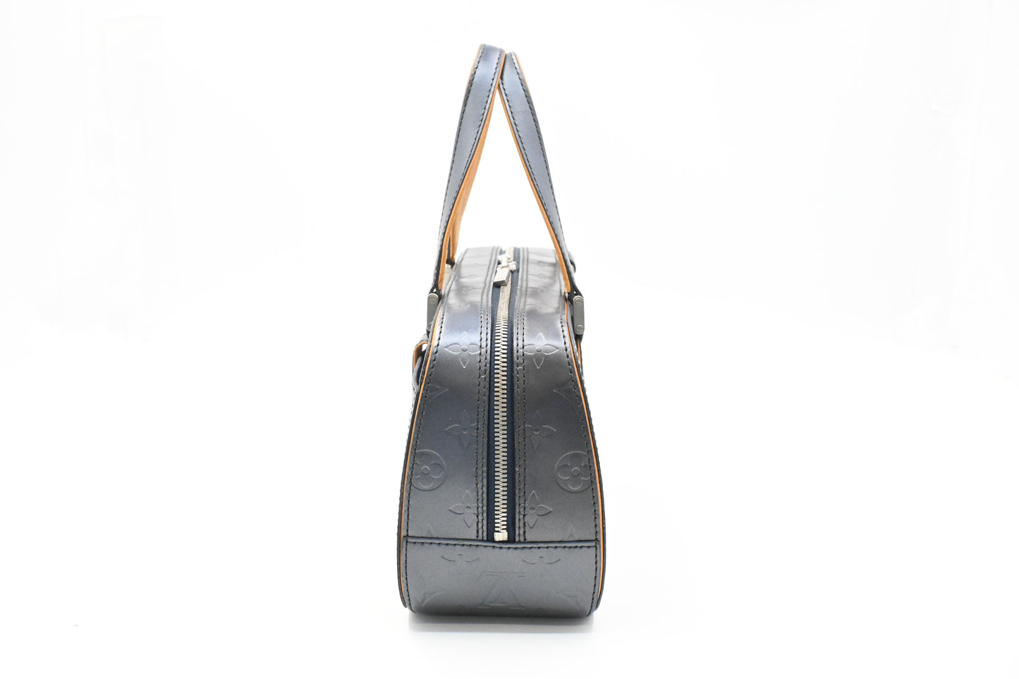 Louis Vuitton Shelton in Greyish Blue Mat Monogram Leather