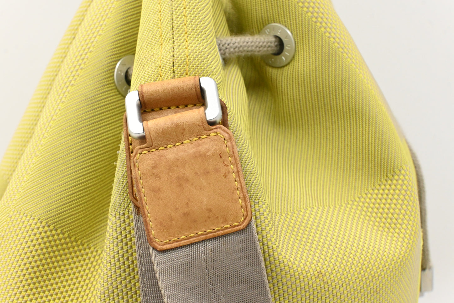 Louis Vuitton America's Cup Volunteer Shoulder Bag in Green Damier Geant Canvas