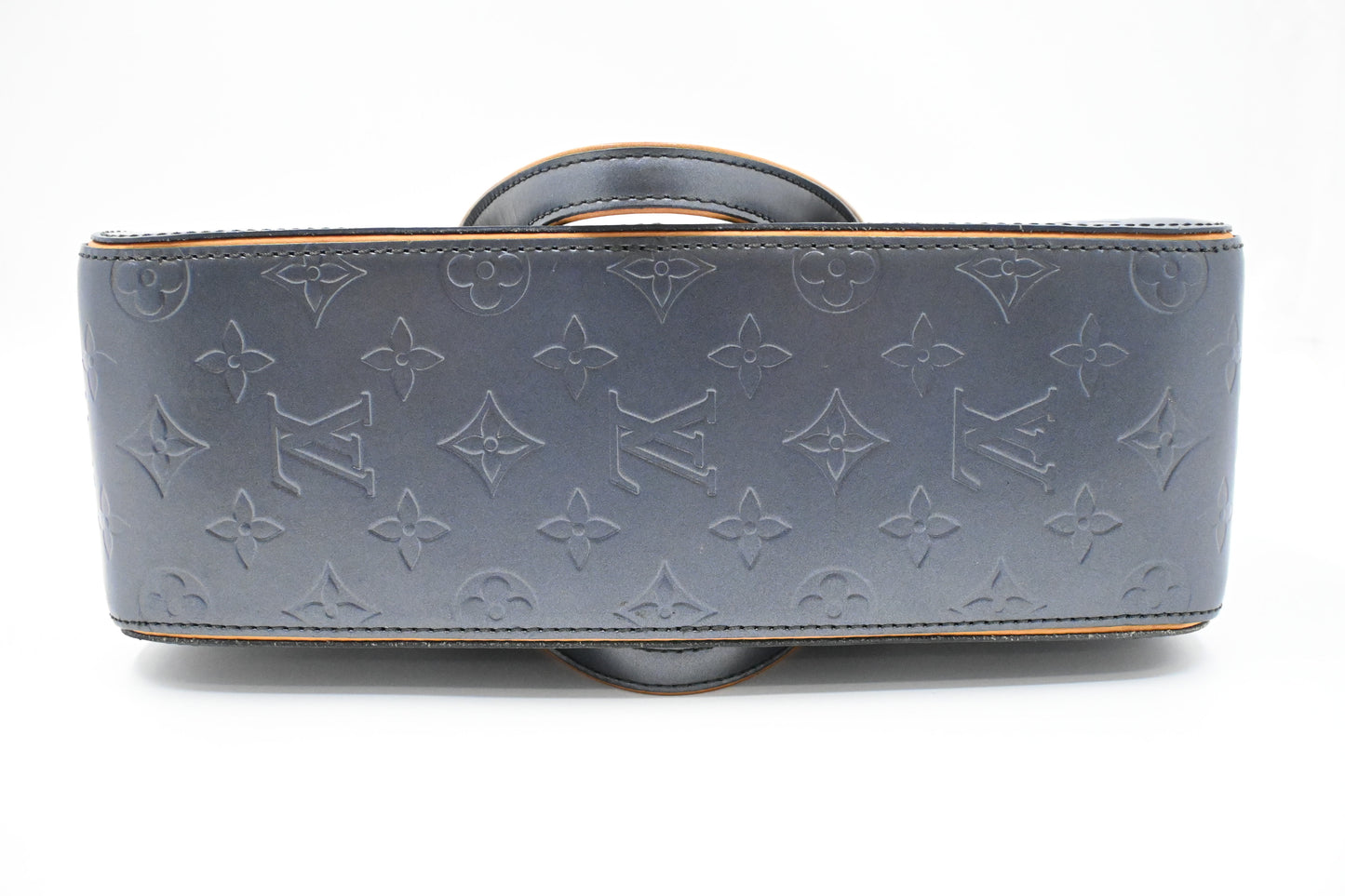 Louis Vuitton Shelton in Greyish Blue Mat Monogram Leather