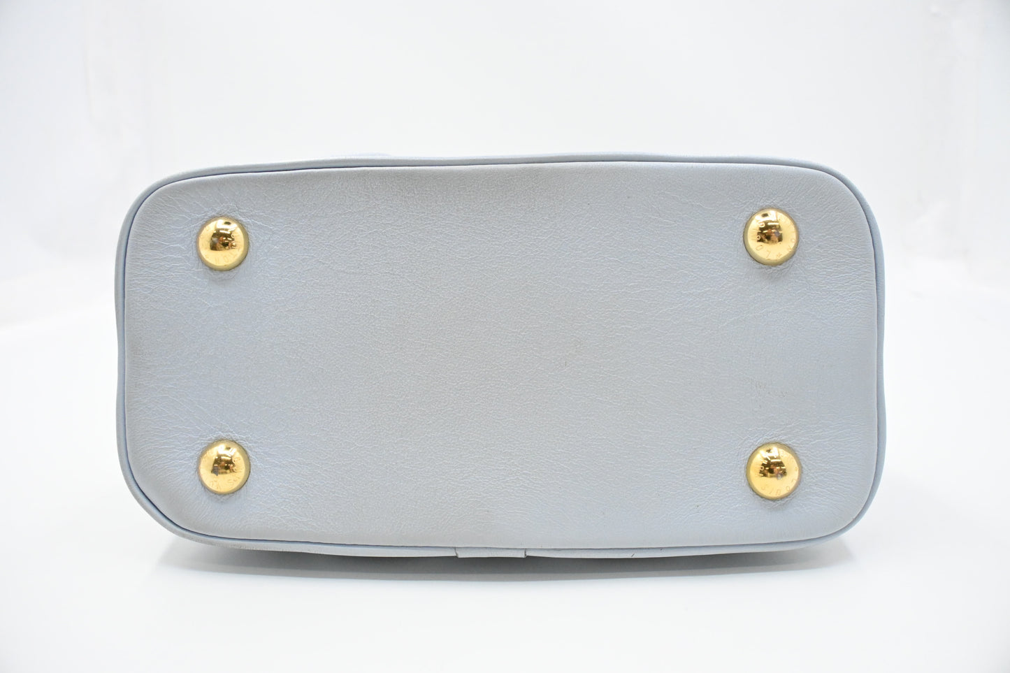 Louis Vuitton Alma BB in Blue Glacier Bubblegram Leather