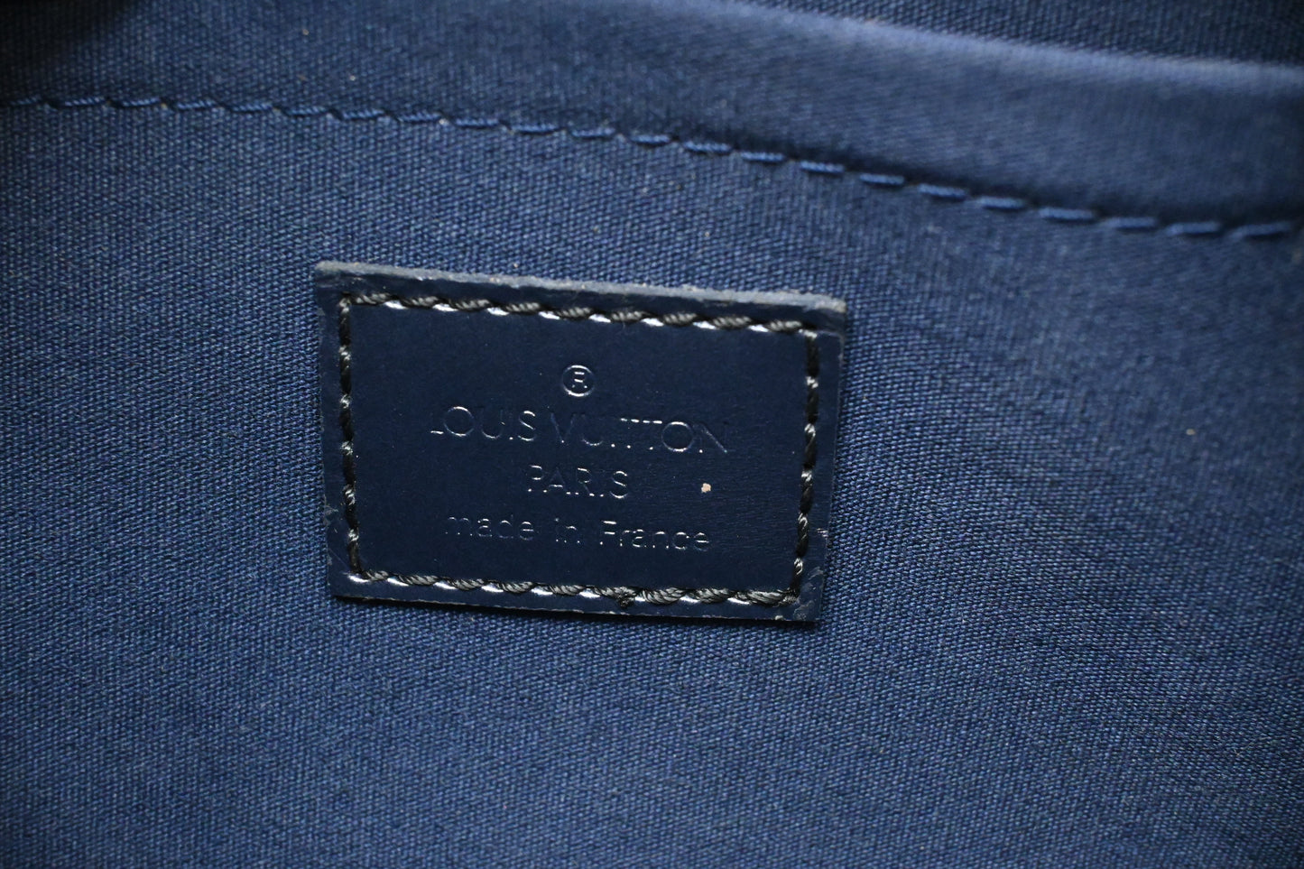 Louis Vuitton Shelton in Greyish Blue Mat Monogram Leather