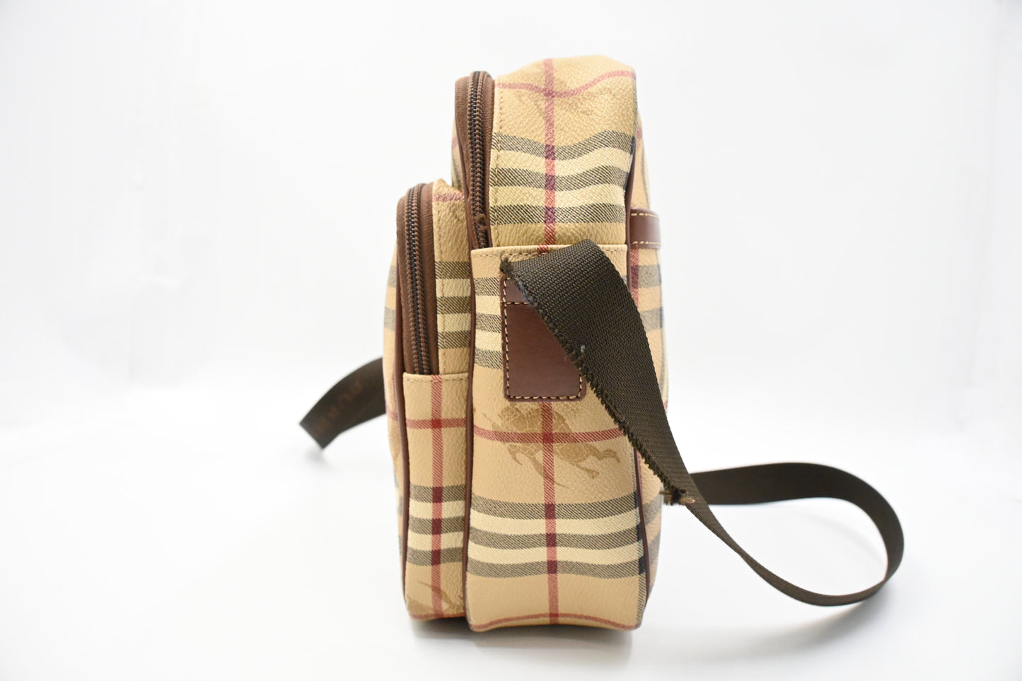 Burberry Crossbody in Check Canvas