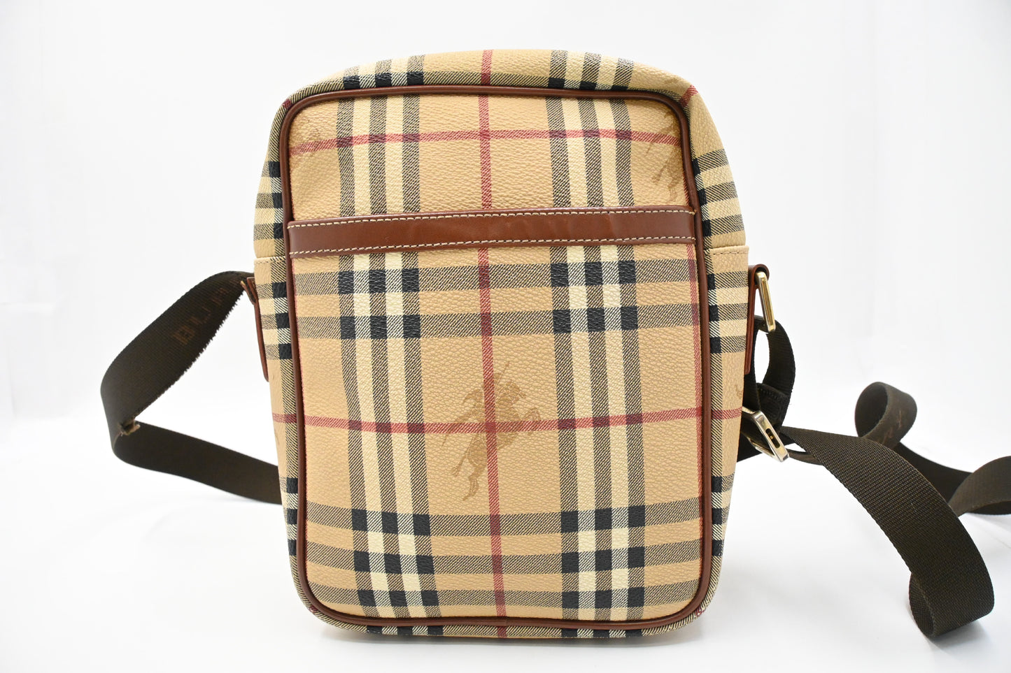 Burberry Crossbody in Check Canvas