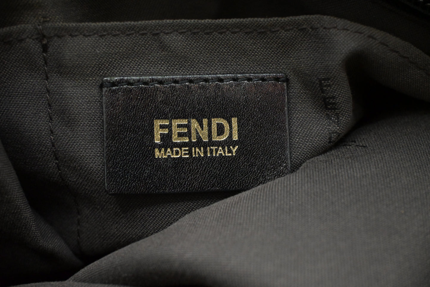Fendi Tote Bag in Black Zucchino Canvas