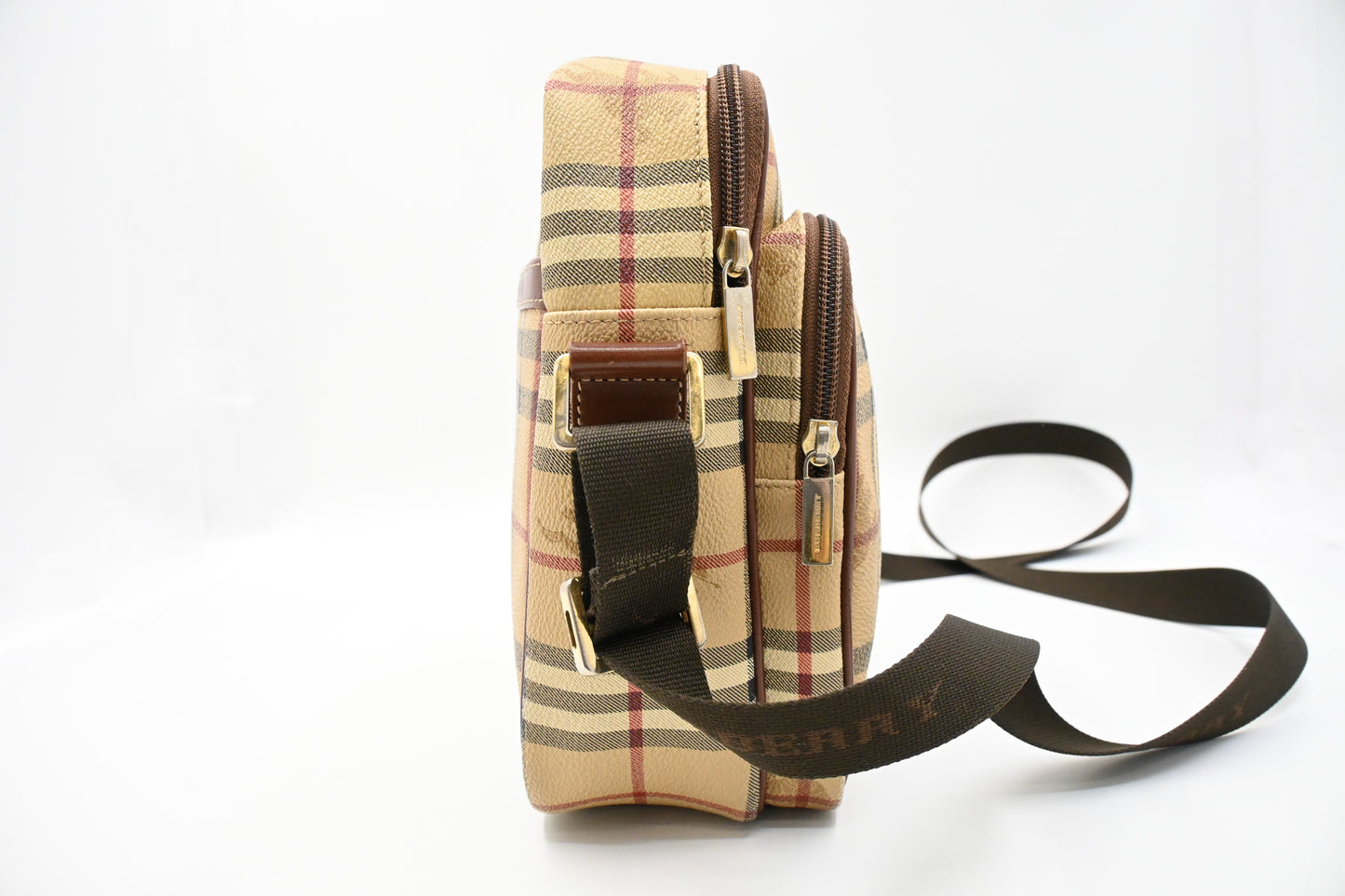 Burberry Crossbody in Check Canvas
