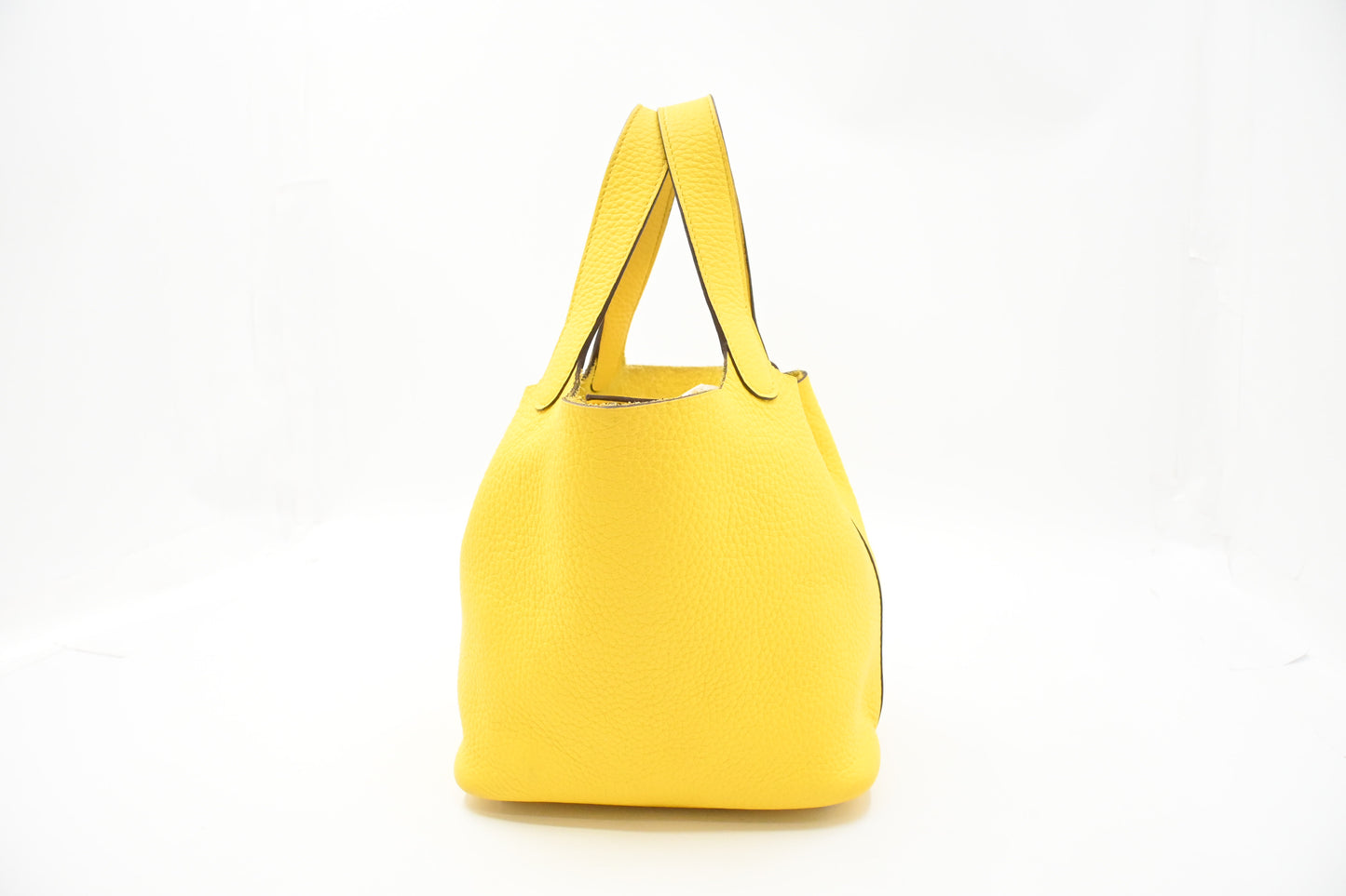 Hermes Picotin 18 in Limoncello Clemence Leather