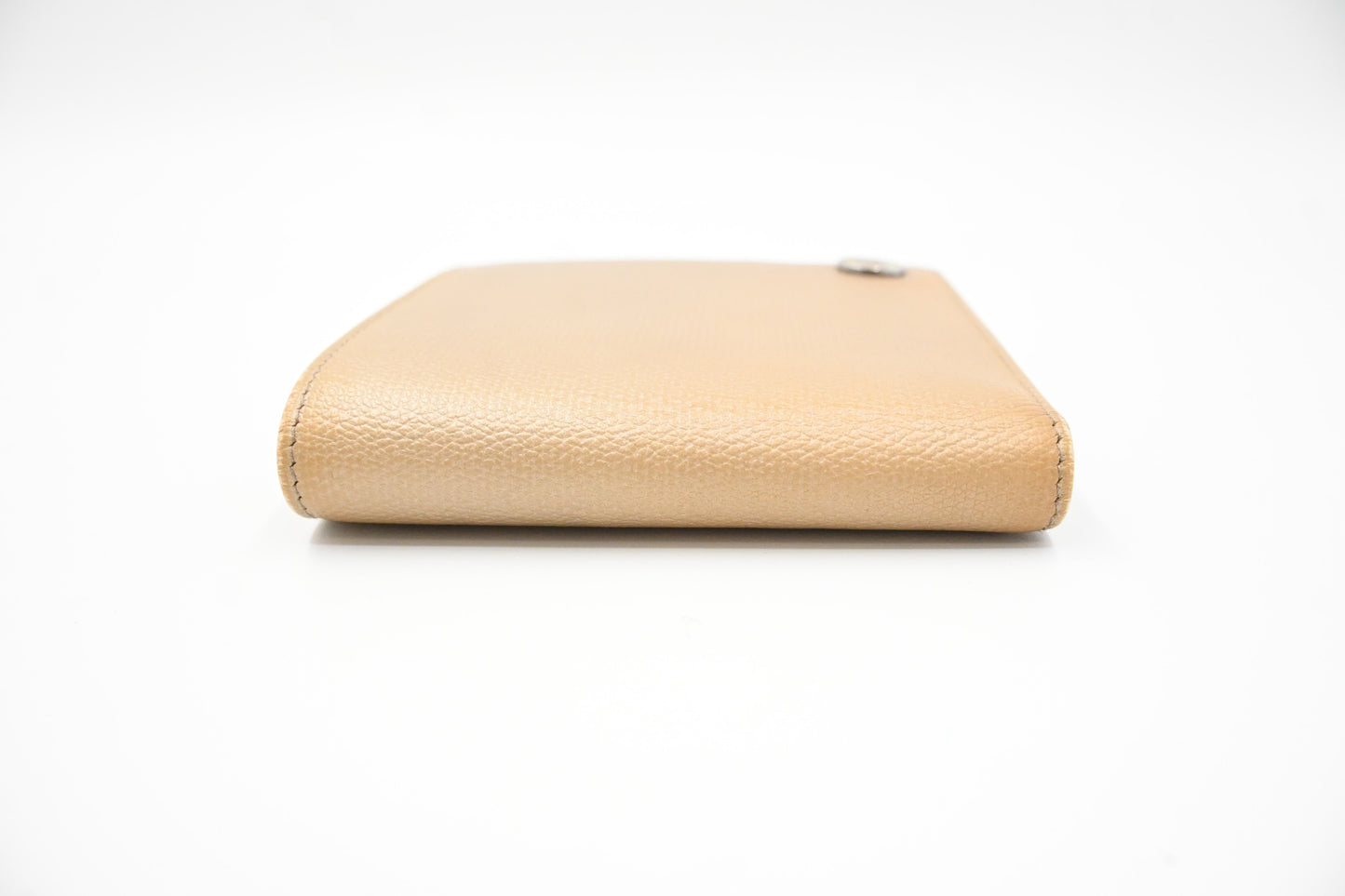 Chanel Bifold Wallet in Beige Leather