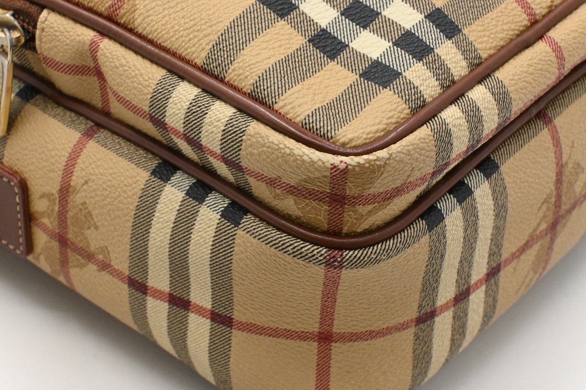 Burberry Crossbody in Check Canvas