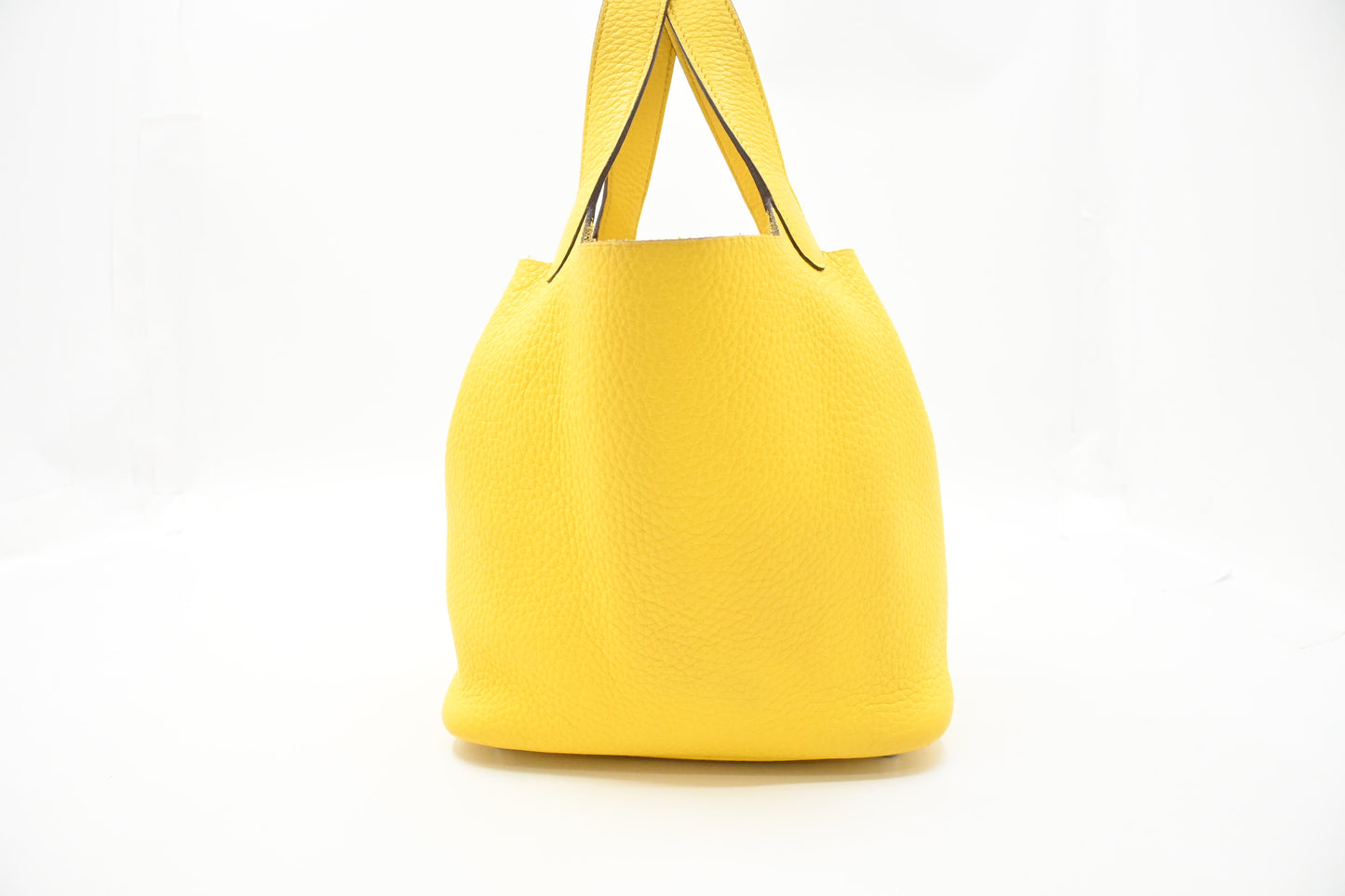 Hermes Picotin 18 in Limoncello Clemence Leather