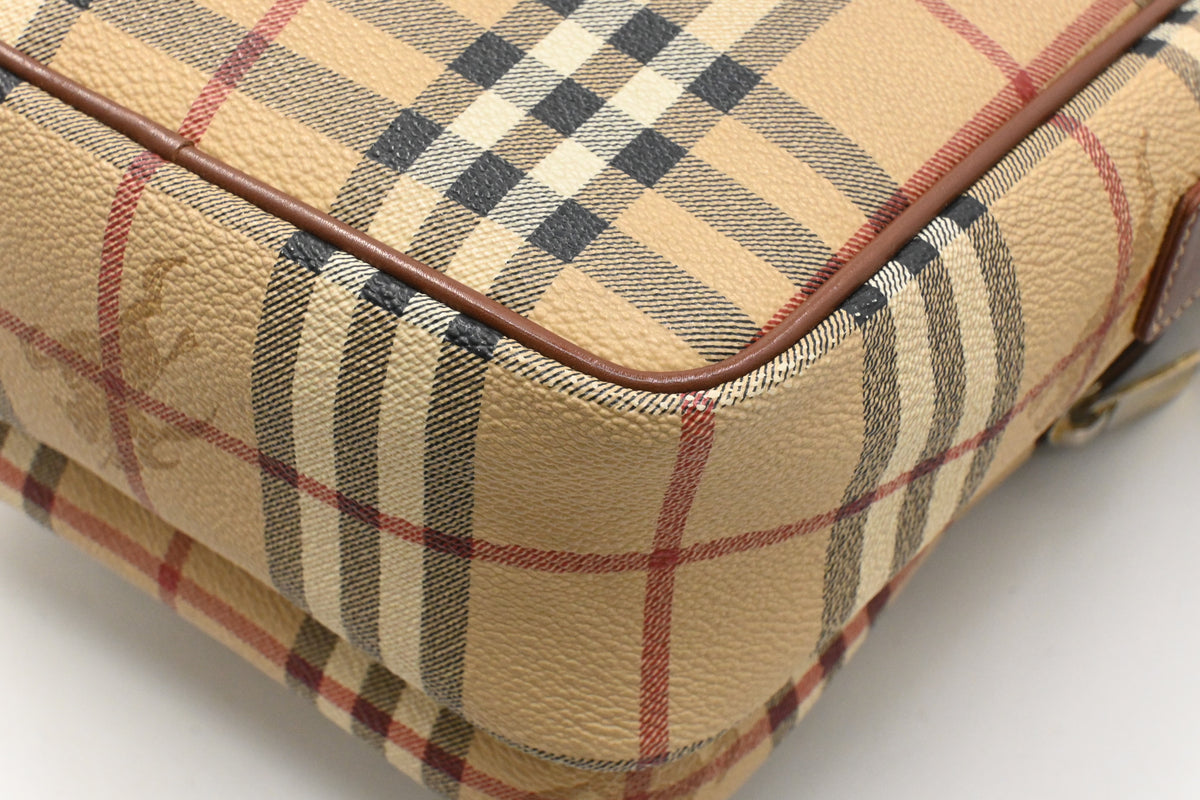 Burberry Crossbody in Check Canvas