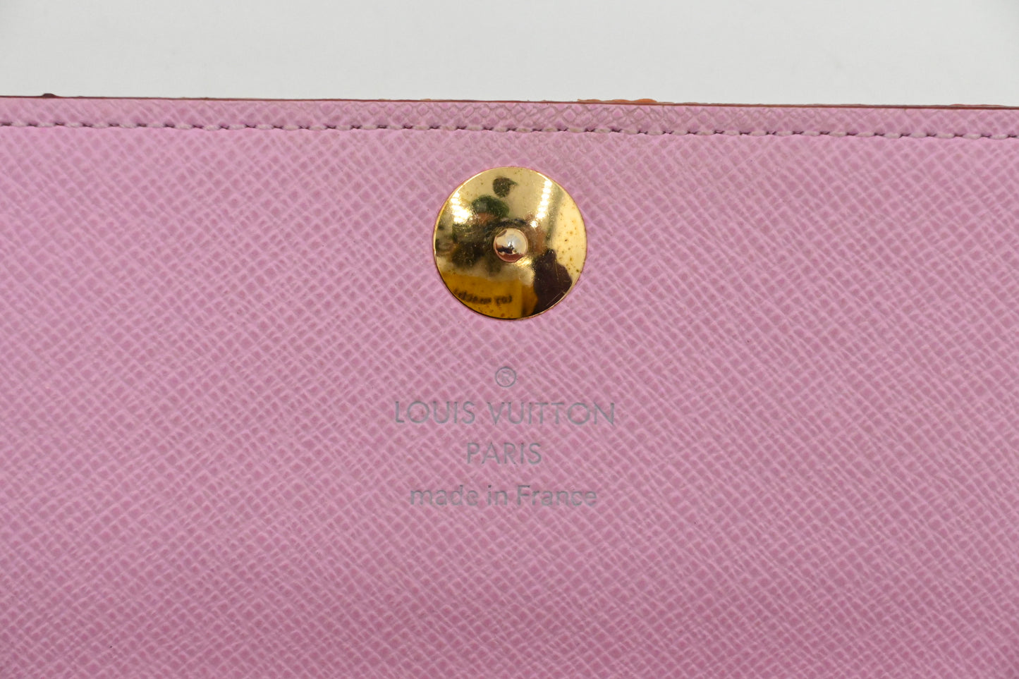 Louis Vuitton Sarah Wallet in White Multicolor Canvas