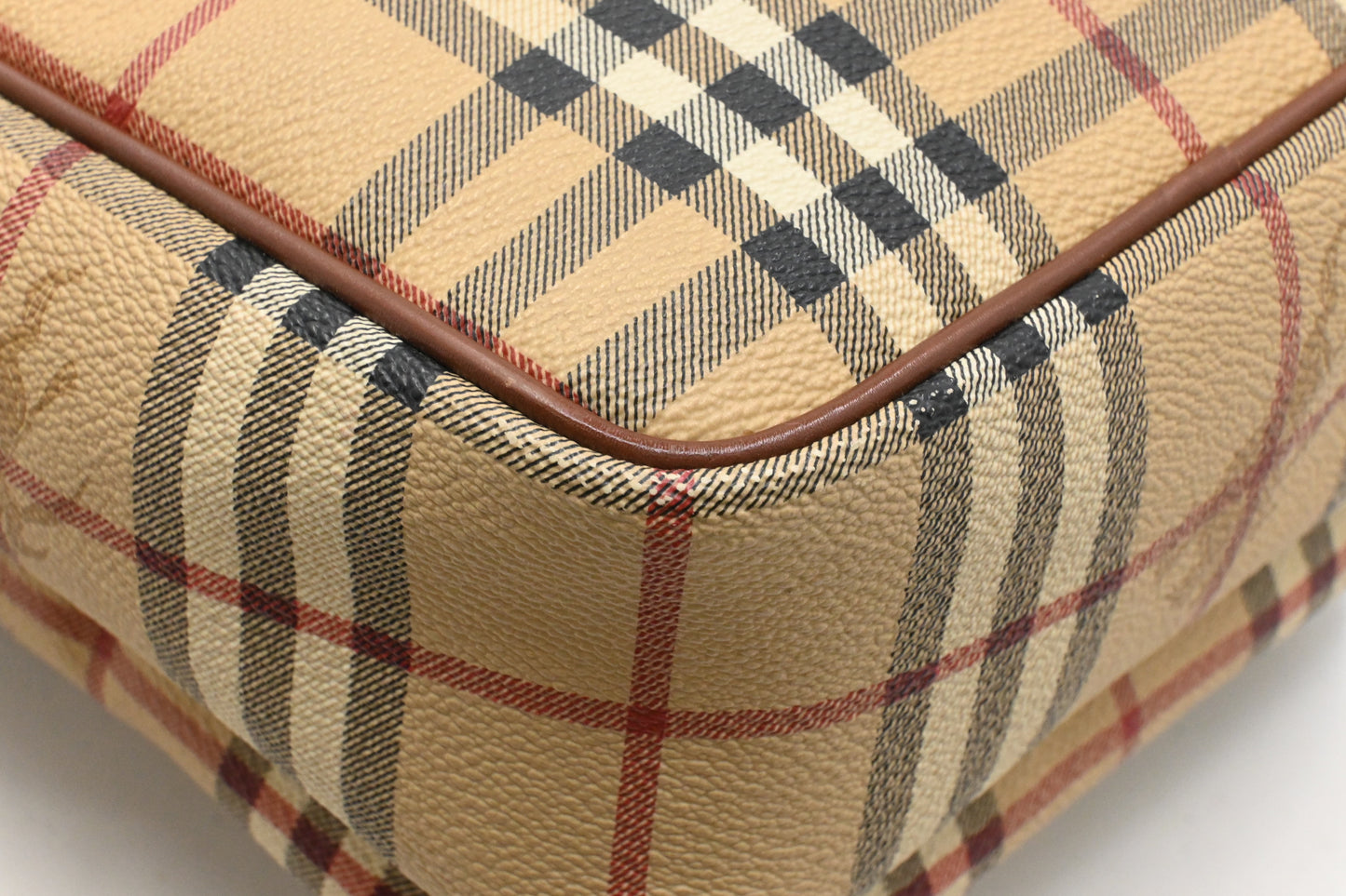 Burberry Crossbody in Check Canvas