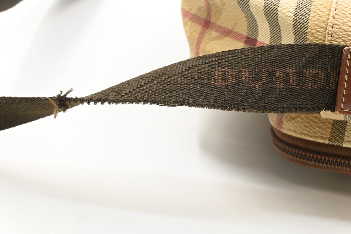 Burberry Crossbody in Check Canvas